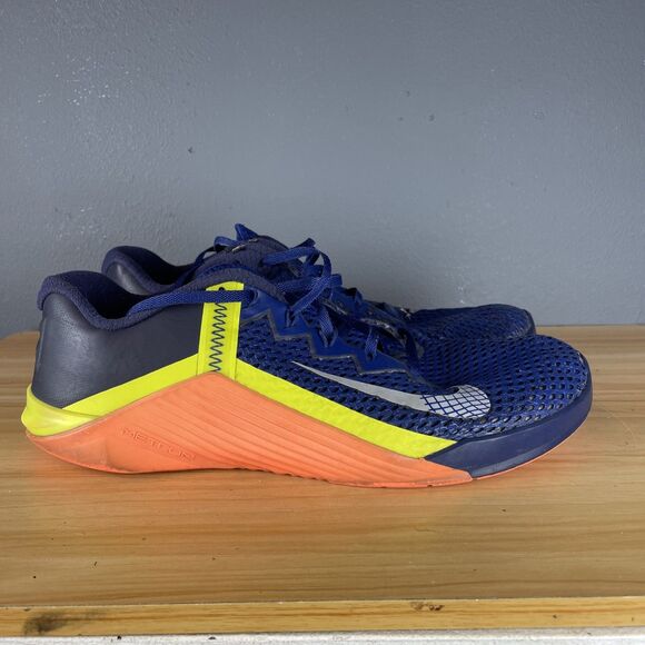 Nike Metcon 6 Deep Royal Blue Mango Cross Fit Shoes CK9388-400 Men’s Size 12 - Picture 1 of 12